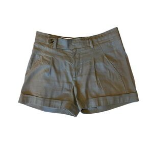 Vince High Waisted, Khaki, Olive Green Shorts, Size 6